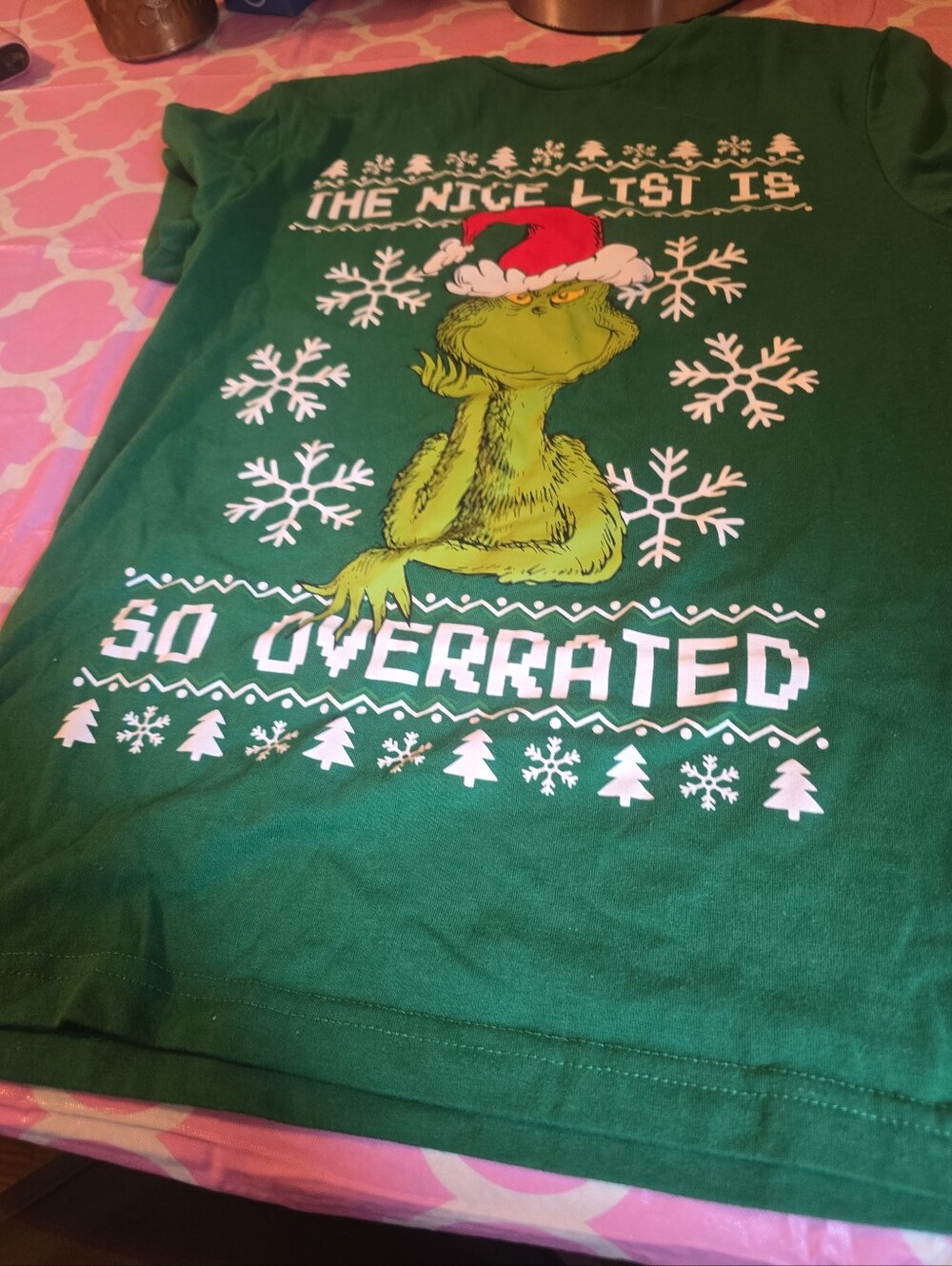 Hybrid Apparel Green Grinch Graphic Tee